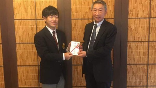 寄付金贈呈式＆役員会